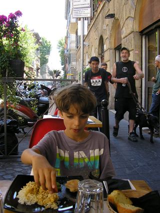 Curried chicken in Roma