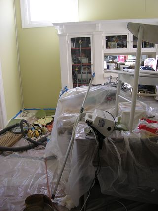 Dining room - during redo