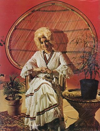 Dolly parton peacock chair